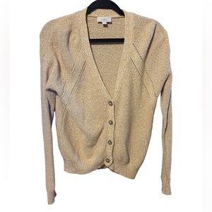 LOFT Creamy Yellow Cardigan